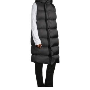 Rick Owens Charcoal Puffer Vest